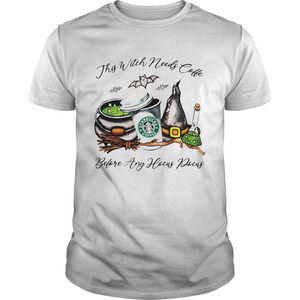 Starbucks This Witch Needs Coffee Before Any Hocus Pocus Shirt